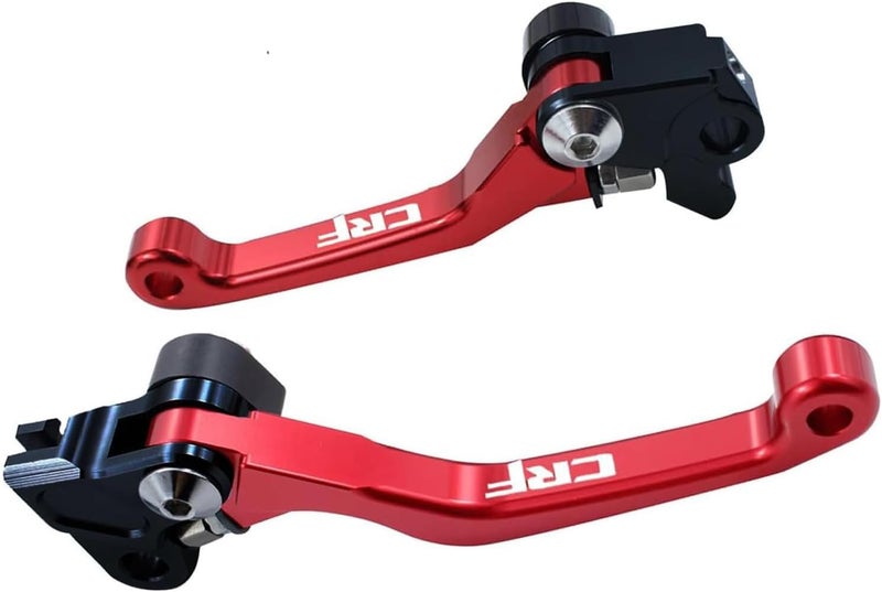 Adsspro Motorcycle Billet Foldable Brake Clutch Lever Handle CNC Aluminum Pivot for CRF125F CRF125 F CRF 125 F 2014-2022 2014 2015 2016 2017 2019 2019 2020 2021 2022 Dirt Pit Bike Motocross Motorbike - Image 1